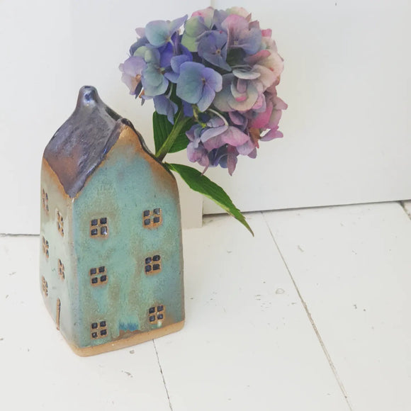 Tiny Ceramic House Vase/Planter