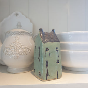 Tiny Ceramic House Vase