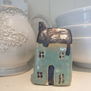 Tiny Ceramic House Vase