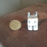 Tiny Handcrafted Ceramic House for Printer's Tray