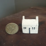 Tiny Handcrafted Ceramic House for Printer's Tray