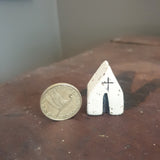 Tiny Handcrafted Ceramic House for Printer's Tray