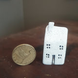 Tiny Handcrafted Ceramic House for Printer's Tray