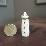 Tiny Handcrafted Ceramic House for Printer's Tray