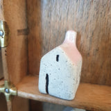 Tiny Handcrafted Ceramic House for Printer's Tray