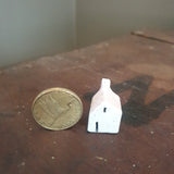 Tiny Handcrafted Ceramic House for Printer's Tray