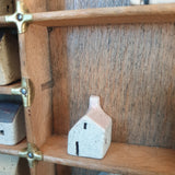 Tiny Handcrafted Ceramic House for Printer's Tray