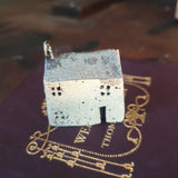 Tiny Handcrafted Ceramic House for Printer's Tray