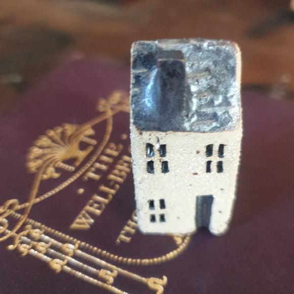 Tiny Handcrafted Ceramic House for Printer's Tray