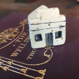 Tiny Handcrafted Ceramic House for Printer's Tray