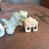 Tiny Handcrafted Ceramic House for Printer's Tray