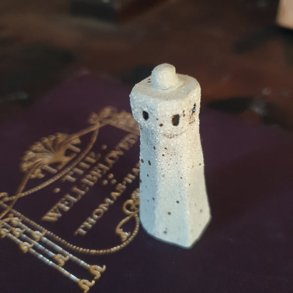 Tiny Handcrafted Ceramic House for Printer's Tray