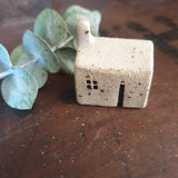 Tiny Handcrafted Ceramic House for Printer's Tray