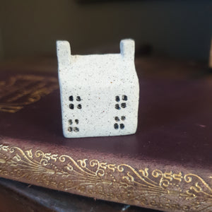 Tiny Handcrafted Ceramic House for Printer's Tray