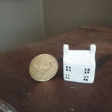 Tiny Handcrafted Ceramic House for Printer's Tray