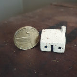 Tiny Handcrafted Ceramic House for Printer's Tray