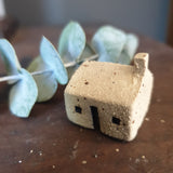 Tiny Handcrafted Ceramic House for Printer's Tray