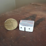 Tiny Handcrafted Ceramic House for Printer's Tray