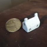 Tiny Handcrafted Ceramic House for Printer's Tray