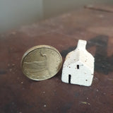 Tiny Handcrafted Ceramic House for Printer's Tray