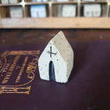 Tiny Handcrafted Ceramic House for Printer's Tray