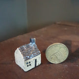 Tiny Handcrafted Ceramic House for Printer's Tray