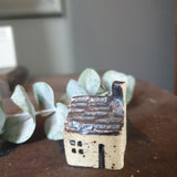 Tiny Handcrafted Ceramic House for Printer's Tray