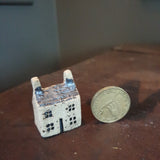 Tiny Handcrafted Ceramic House for Printer's Tray