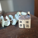 Tiny Handcrafted Ceramic House for Printer's Tray