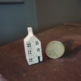 Tiny Handcrafted Ceramic House for Printer's Tray