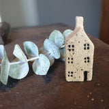 Tiny Handcrafted Ceramic House for Printer's Tray