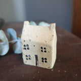 Tiny Handcrafted Ceramic House for Printer's Tray