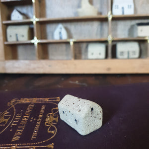 Tiny Handcrafted Ceramic House for Printer's Tray