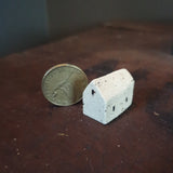 Tiny Handcrafted Ceramic House for Printer's Tray