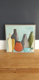 Clay Vessels - Framed Acrylic 500 mm x 500 mm