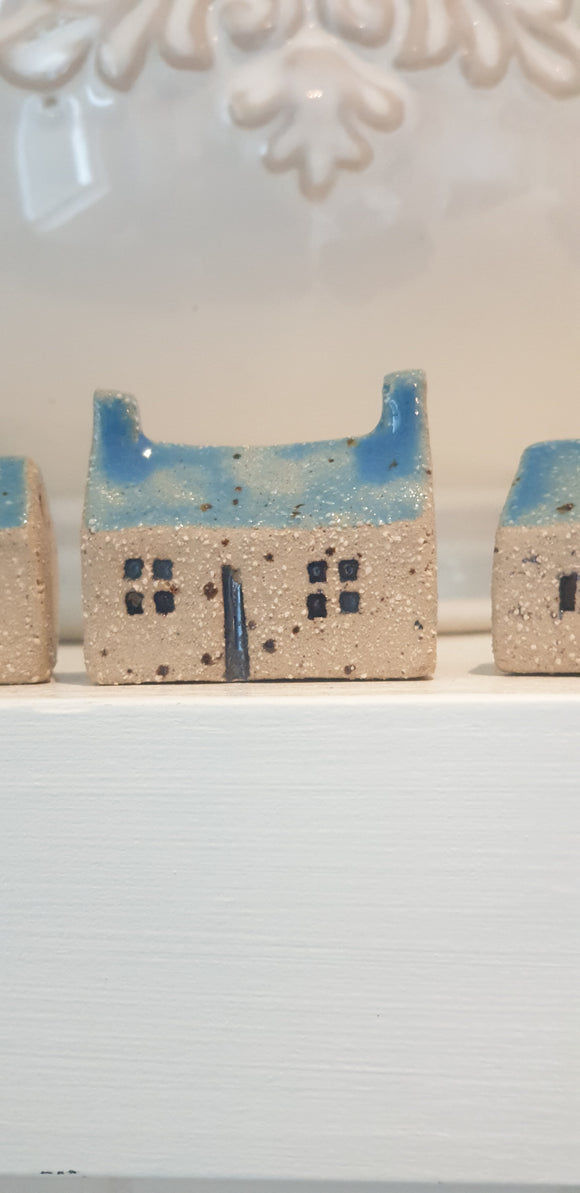 Tiny Handcrafted Ceramic House for Printer's Tray