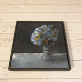 Framed Acrylic on Canvas - Autumn  Hydrangea Bloom