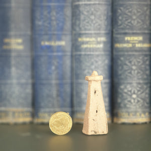 Tiny European-inspired Handcrafted Ceramic House for Printer's Tray