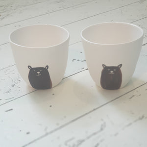 Bear Coffee cups - Set of 2