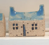 Tiny Handcrafted Ceramic House for Printer's Tray