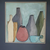 Clay Vessels - Framed Acrylic 500 mm x 500 mm