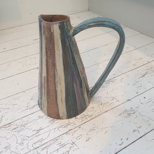 Striped Ceramic Jug