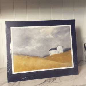 Little House on a Summer Field A3 PRINT Unframed